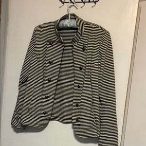 Tommy Hilfiger , women’s size large. Green and white blazer